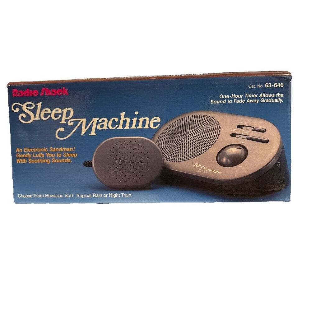 Radio Shack Sleep Machine Micronta Model 63-646 W/ Mini Attachment Tested Works
